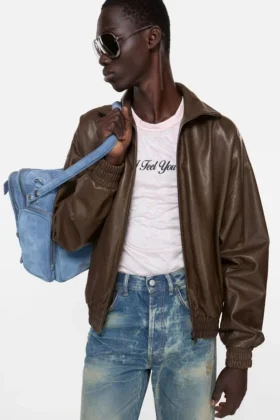 Blouson en cuir