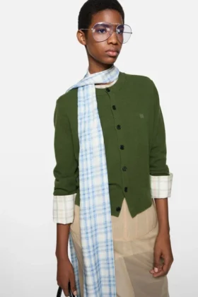 Cardigan ajusté – laine de yack