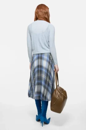 Cardigan en soie avec nœud