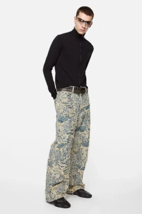 Cardigan zippé avec logo en forme de nœud