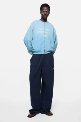 Cardigan zippé délavé