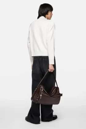 Cardigan zippé à logo
