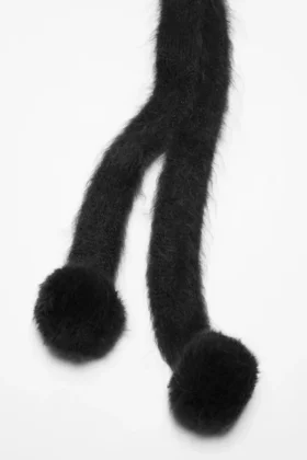 Casquette en mohair avec oreillettes