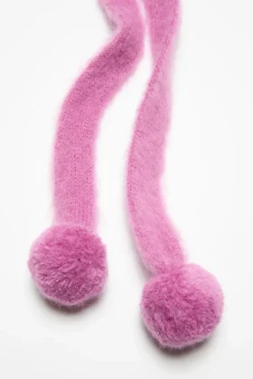 Casquette en mohair avec oreillettes