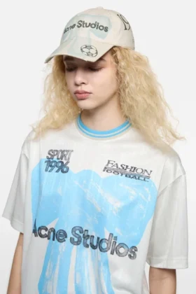 Casquette à nœud avec logo vieilli