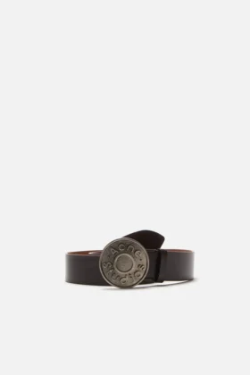 Ceinture en cuir avec logo