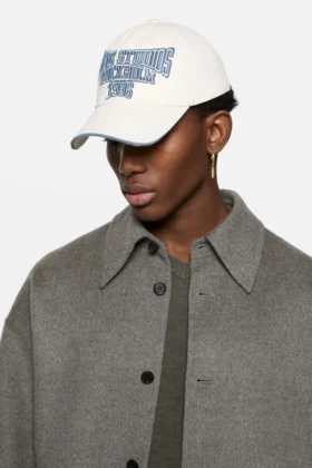 Chapeau avec logo brodé
