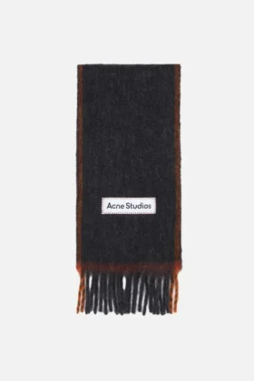 Écharpe en laine et mohair - Étroite