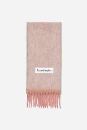 Écharpe en laine et mohair - Étroite