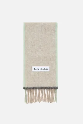 Écharpe en laine et mohair - Étroite