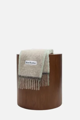 Écharpe en laine et mohair – Étroite