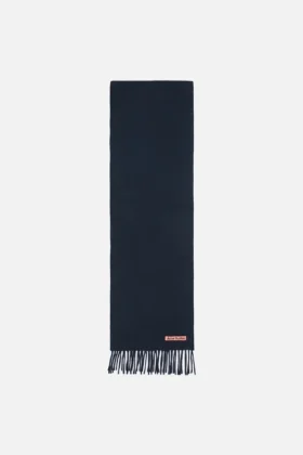 Écharpe en laine à franges – fine
