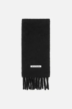 Écharpe en mohair avec logo