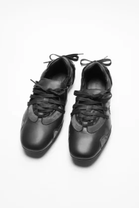 Chaussures à lacets en cuir