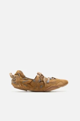 Chaussures à lacets en daim