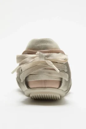 Chaussures à lacets en daim