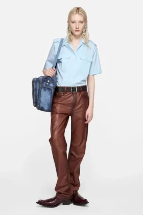 Chemise boutonnée en popeline