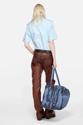 Chemise boutonnée en popeline