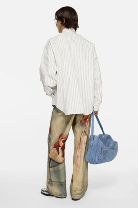 Chemise boutonnée à manches doubles