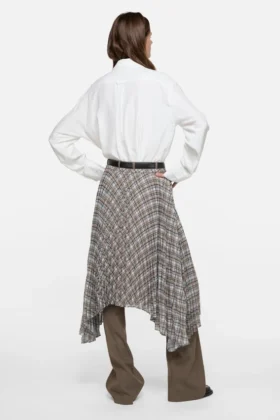 Chemise boutonnée à superpositions