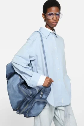 Chemise boutonnée à superpositions
