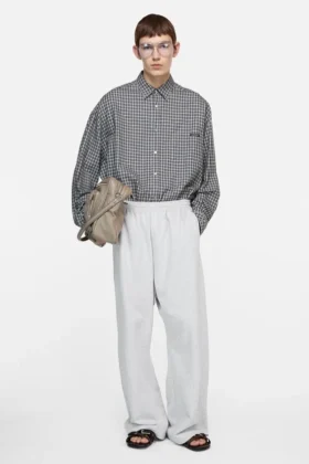 Chemise en flanelle boutonnée