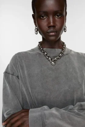 Collier avec pendentif en forme de cœur