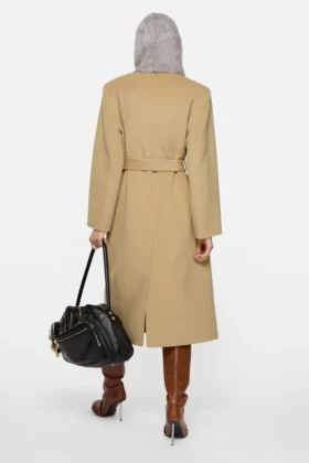 Manteau en cachemire à double boutonnage