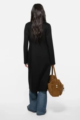 Manteau en laine ajusté