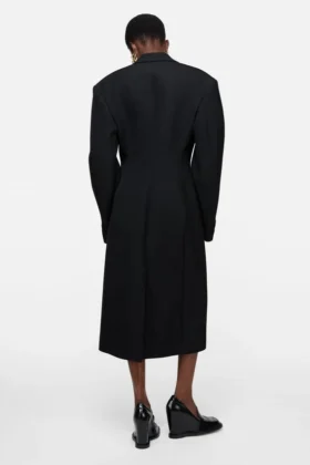 Manteau en laine à double boutonnage