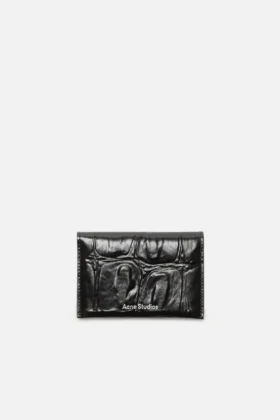 Portefeuille en cuir à rabat