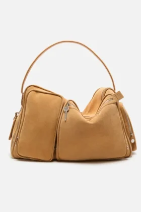 Sac à bandoulière Camero Hotel en daim