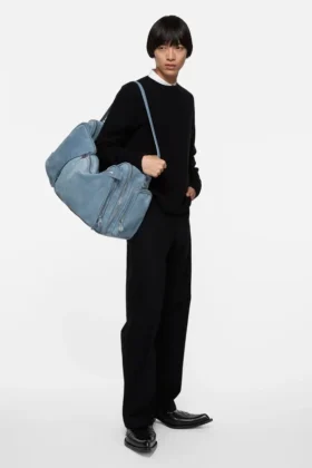 Sac à bandoulière en daim Camero Hotel