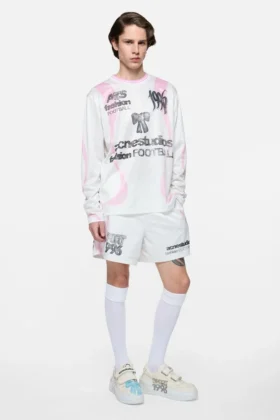 Shorts décontracté à motif graphique