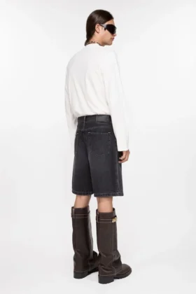 Shorts en denim à coupe ample