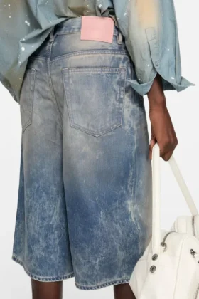 Shorts en denim – Coupe ample