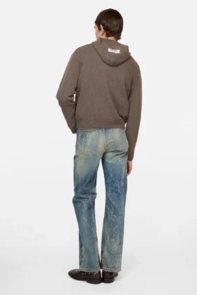 Sweat à capuche en cachemire