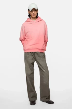 Sweat à capuche en polaire avec logo