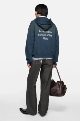 Sweat à capuche en polaire avec logo