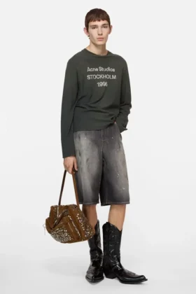 T-shirt avec logo « 1996 » peint à la bombe