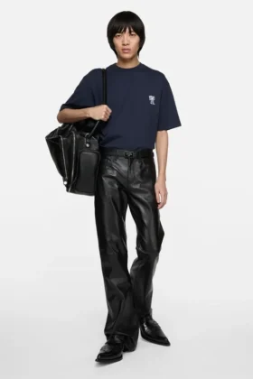 T-shirt avec logo en forme de nœud