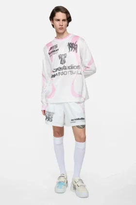 T-shirt graphique style maillot de sport