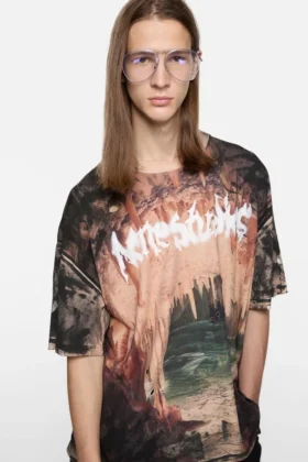 T-shirt à logo avec strass