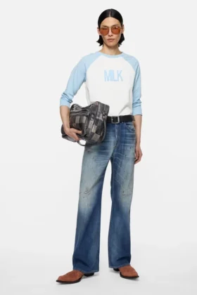 T-shirt à motif « Milk »