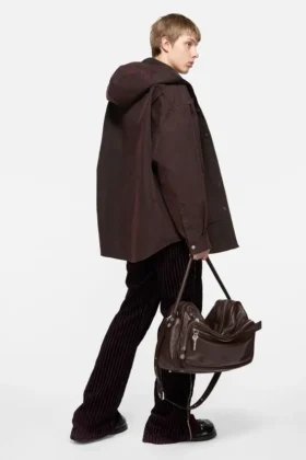 Veste à capuche superposée