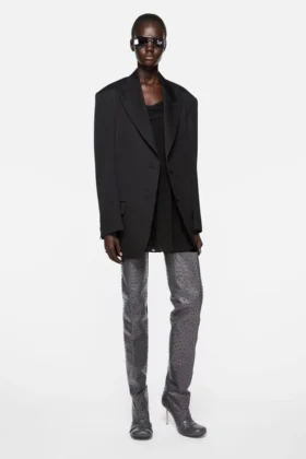 Veste de costume à simple boutonnage