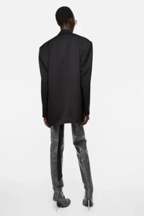 Veste de costume à simple boutonnage
