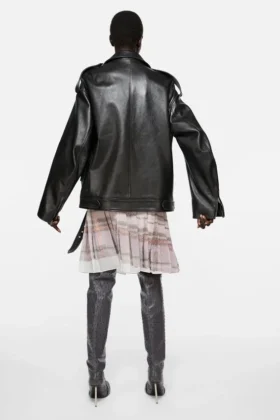 Veste de motard en cuir