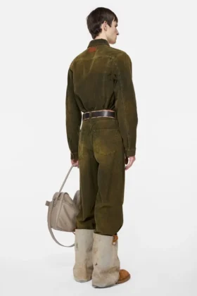 Veste en velours côtelé délavé